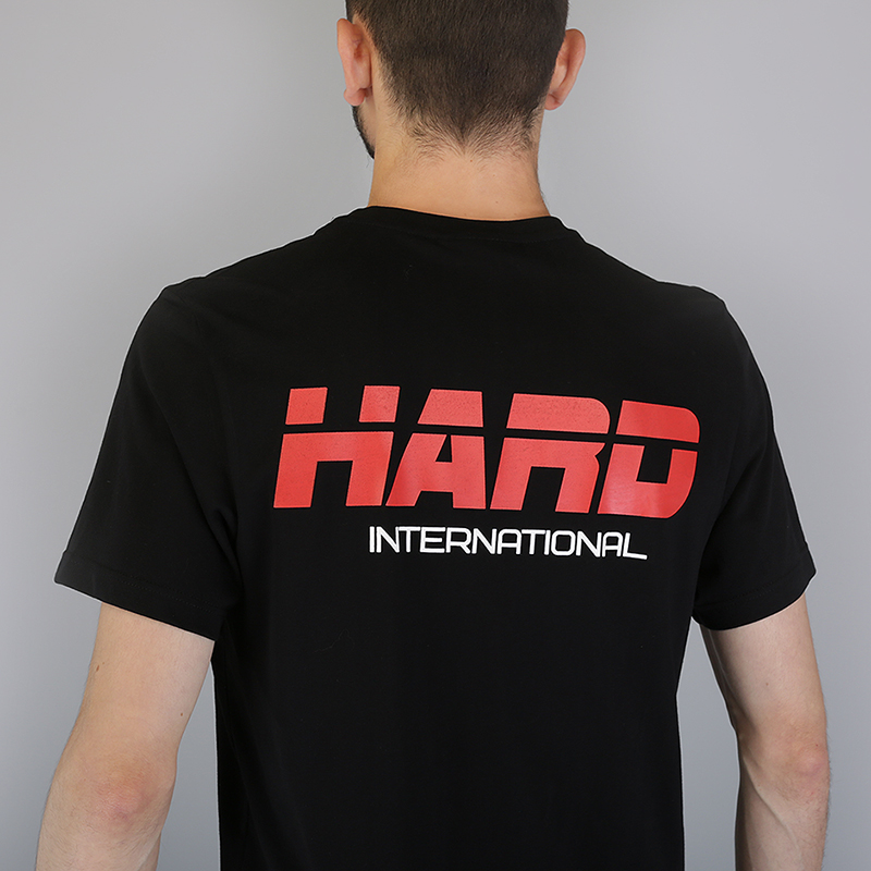 мужская черная футболка Hard International International-черн - цена, описание, фото 6
